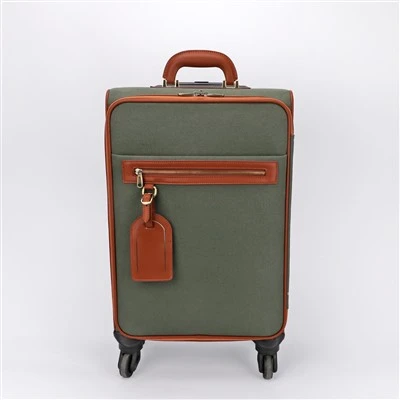 Canvas And Microfiber Carry On Luggage
