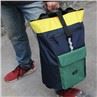 TOURBON Waterproof Nylon Bicycle Single Pannier Laptop Backpack Travel Daypack School Bag Large